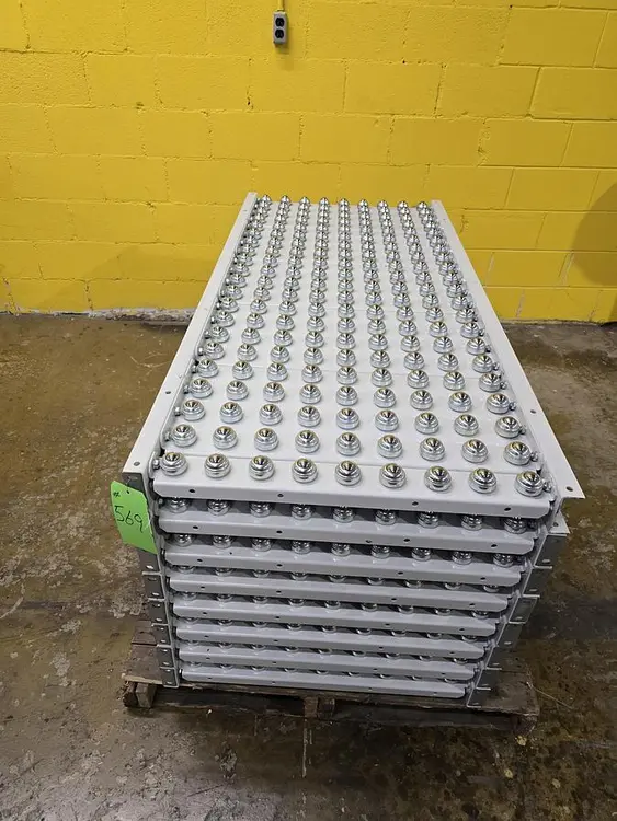 Used HYTROL ROLLER BALL TRANSFER  CONVEYOR Roller Conveyors Wisconsin US | Packer City Sales #1298037