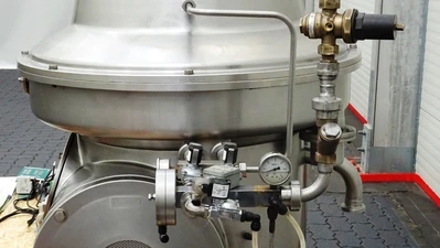 Westfalia MSD 130-01-076 warm milk separator, 316 SS.