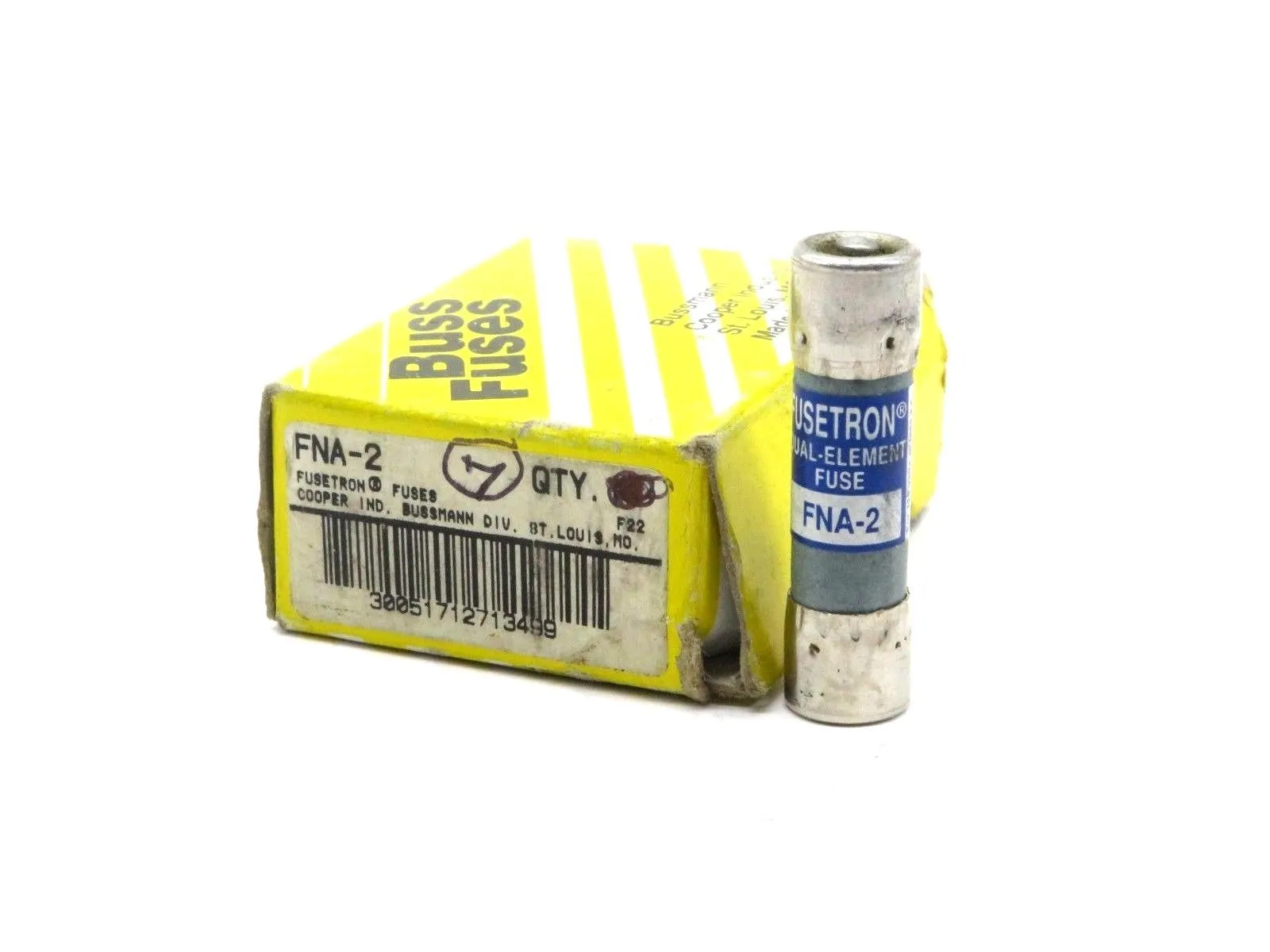 7 NEW BUSSMANN FNA-2 FUSES FNA2
