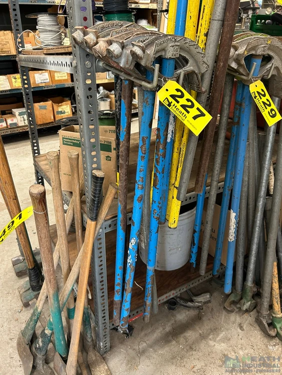 Used _UNKNOWN_ (5) 1/2" & 3/4" MANUAL EMT BENDERS Hand Benders Illinois US | Heath Industrial Auction Services #1379704