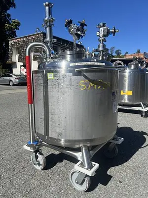 Tank, 80 Gallon (300 Liters), 316L Stainless Steel, Jacketed, 45 PSI Internal #5991214