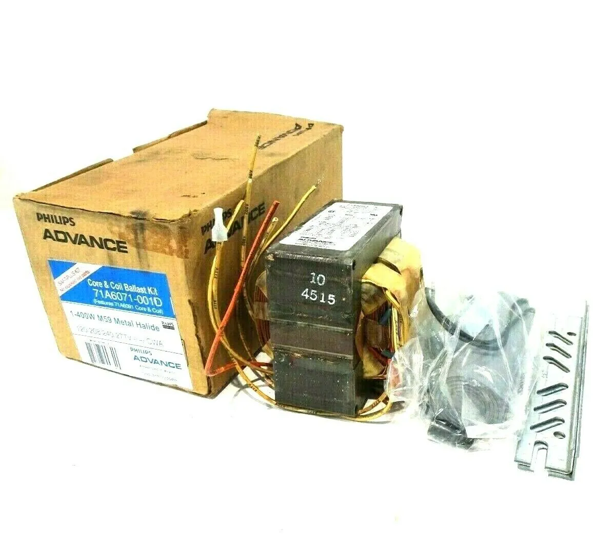 NEW PHILIPS ADVANVCE 71A6071-001D CORE & COIL BALLAST KIT 71A6071001D