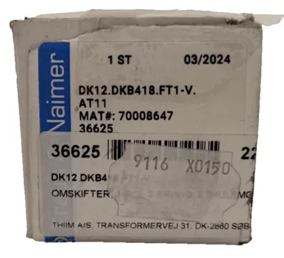 NEW KRAUS & NAIMER DK12 DKB418