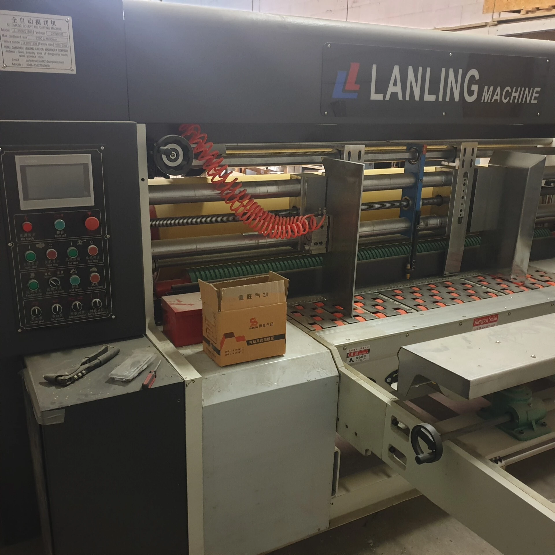 Used 2023 LANLING JL-2500X1600 Die Cutters | Corrugated Machinery Brokers #1407842
