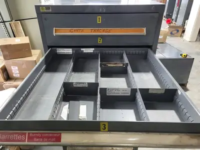 30" x 30" x 60" 9-Drawer Tool Cabinet