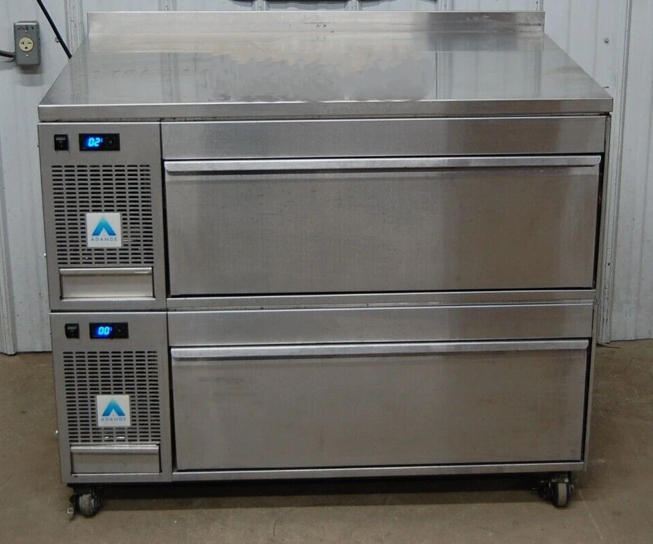 142-1093 Adande VCS R5 V3 2 Drawer Cooler Freezer Chef Prep Station