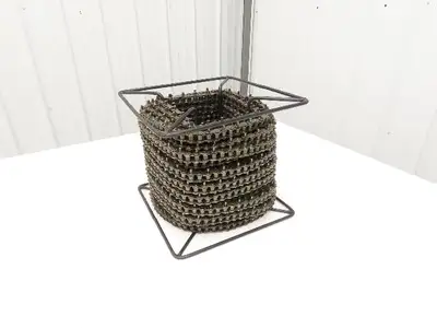 Peer 50R X100FT SP D-1 E2PIN Roller Chain #50 Riveted 100' Reel D-1 Attachment