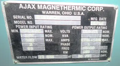 Ajax Magnathermic Induction Heating w/Scanner