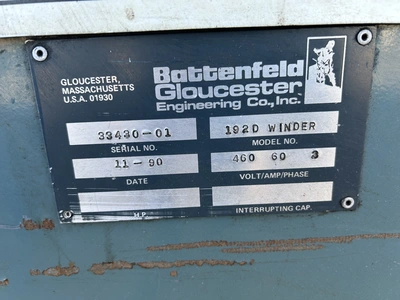 1990 GLOUCESTER 192 Dual Turret winder Winders, Dual Turret | Mark One Machinery (2)