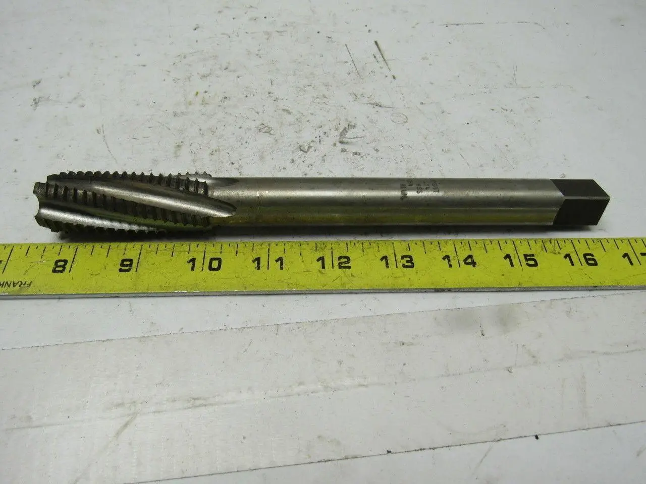 Vermont 1" 14  Spiral Plug Tap 4 Flute HHS 9" over all length For Cast Aluminum