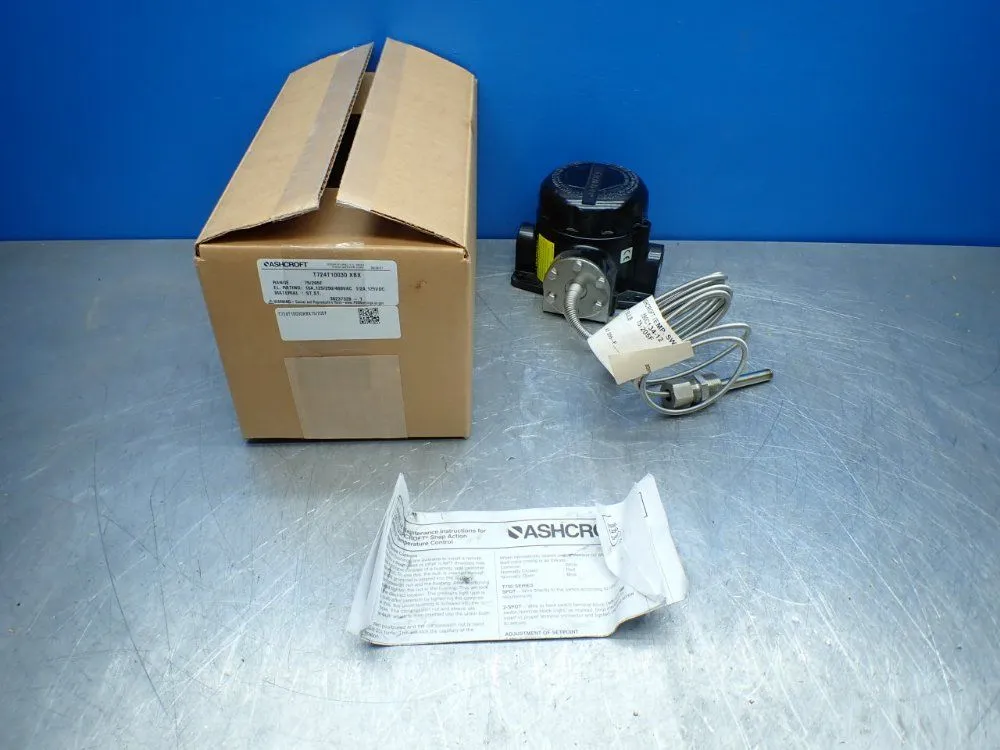 New | in-Stock ASHCROFT T724T10030 XBX Temperature Controls Ohio US | HGR 24 #896784