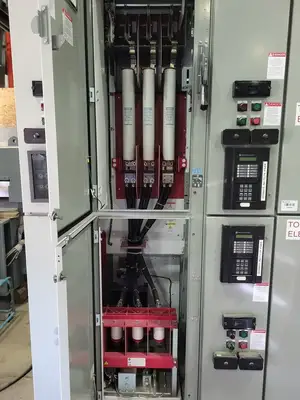 5kV/1200A Medium Voltage MCC Double Structure w/ Motor Protection Relays