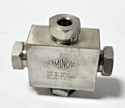 High Pressure Cross 20,000 PSI AMINCO 45-15141