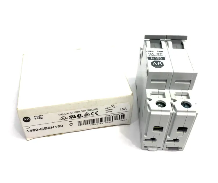 Used ALLEN-BRADLEY SER. C MANUAL MOTOR CONTROLLER CIRCUIT BREAKER 15A 2P Circuit Breakers | Maverick Industrial Sales #1102433