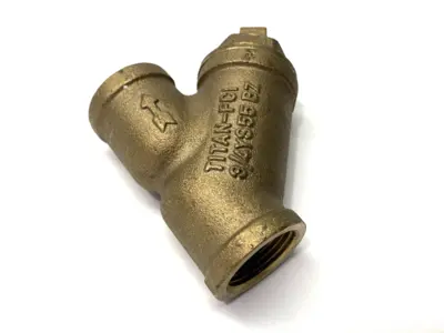 USED TITAN Y STRAINER CAST BRONZE 3/4"