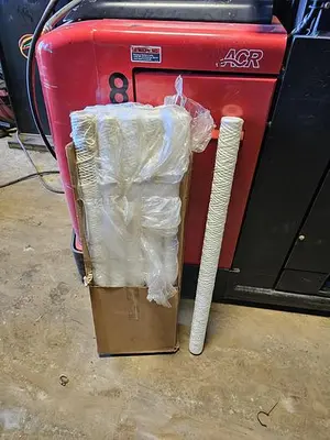 Lot of 8" Diameter x 44" Overall Length Stainless Steel Cartridge Filters & Replacement Filters