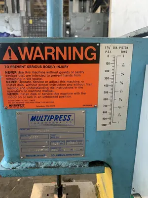 USED MULTIPRESS WUPA-1TR