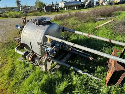 Tank, 100 Gallon, Stainless Steel, Dish Top & Bottom, 36" x 24" #S745488
