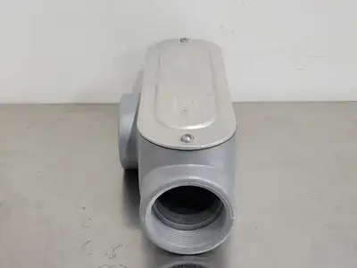2 in. T-Shaped Conduit Fitting w/ Cover E30640