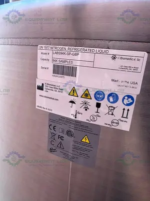 USED IC BIOMEDICAL LABS-94K  - SP LIQUID NITROGEN CRYOGENIC STORAGE TANK MFG 2022
