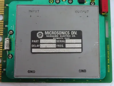 GENERAL ELECTRIC 44B392355-002 CIRCUIT BOARD WITH MICROSONICS 6470-3A MODULE