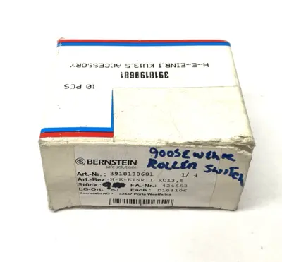 USED BERNSTEIN ROLLER LEVEL SWITCH ACCESSORY H-E-EINR.I KU13,5