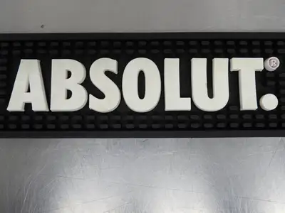 Used Falcon Restaurant Supply Used Absolut Vodka Beer Tap Bar Mat Underbar Equipment Illinois US | Falcon Restaurant Supply #1376548