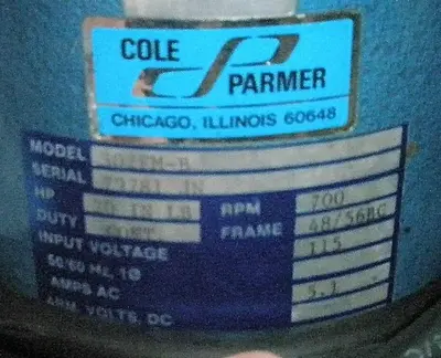 USED COLE PARMER 302FM-B