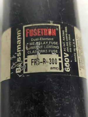 Used COOPER BUSSMANN FRS-R-300 Miscellaneous Equipment (Electrical & Power) | Surplus Asset Holdings #1200276