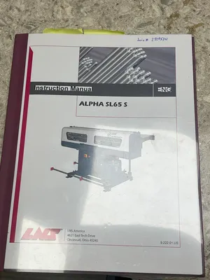 2017 LNS ALPHA SL 65S Bar Loader, Magazine Bar Loader | Machinery Resources International (4)