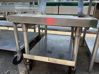 Used Falcon Restaurant Supply Used Stainless Steel Equipment Cart Stand - SS78 Restaurant Equipment (Miscellaneous) Illinois US | Falcon Restaurant Supply #1376093