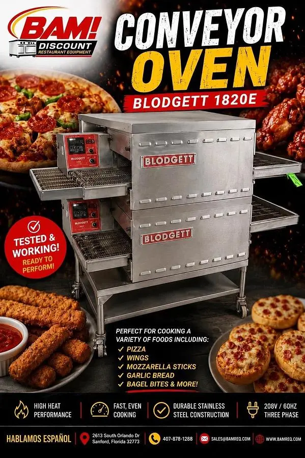 Used BLODGETT MT1820E Restaurant Equipment (Miscellaneous) Florida US | BAM Discount Restaurant Equipment #1269664