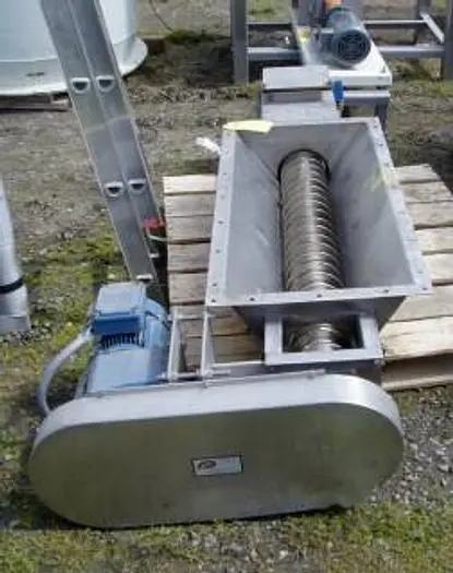 Feeder, Screw, 6" X 5', S/st, 1.2 HP, #S733522