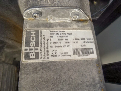 150 m.cu/hr Bush Mink Dry Claw vacuum pumps Type MM 1140 BV 4Kw
