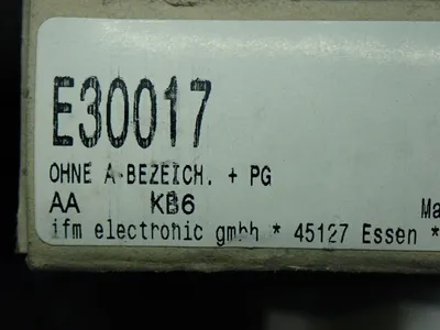 NEW IFM E30017