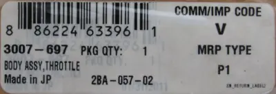 NEW ARCTIC CAT 3007-697 THROTTLE BODY ASSY 3007697