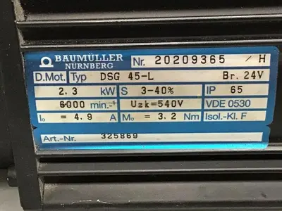 USED BAUMULLER DSG 45-L