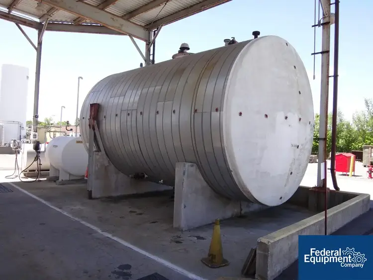 Used N/A 20000 Gal Horizontal Storage Tank, C/S Stainless Steel Tanks New Jersey US | Federal Equipment Company #126193