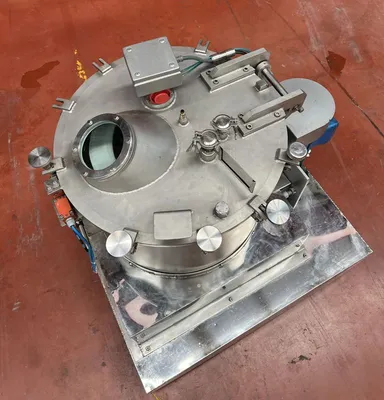 RINA 100F-600 sanitary ATEX perforate basket centrifuge, 316SS.