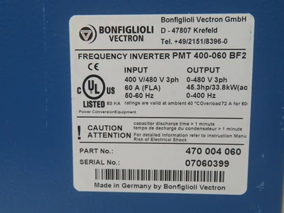 Used BONFIGLIOLI _UNKNOWN_ RF/Universal Frequency Counter/Timers Texas US | OCO Industrial #1728466