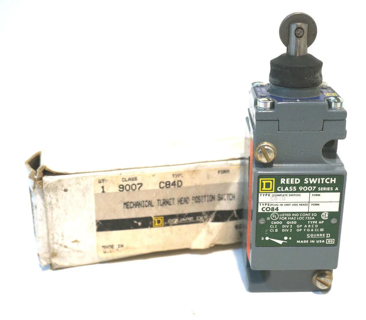 NEW SQUARE D 9007-C84D LIMIT SWITCH SER.A 9007C84D