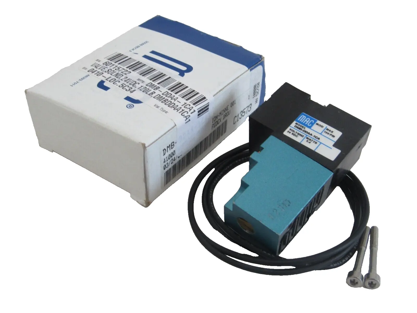 NEW MAC VALVES DMB-DDAA-1CA1 SOLENOID VALVE 24VDC DMBDDAA1CA1