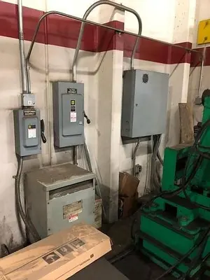 12" x .008" - .125" x 4,000 LBS. SLITTING LINE (USED)