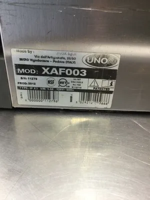 Cadco Roberta Convection Oven Unox XAF003 Refurbished!