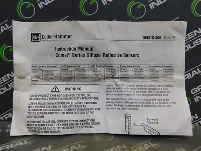 USED CUTLER HAMMER 13100RQD03