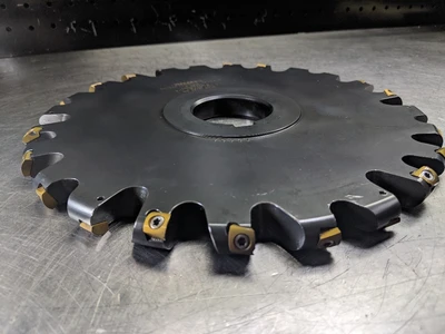 Ingersoll 10" Indexable Slot Milling Cutter 2" Arbor 36W6F1010R02 (LOC2732B)
