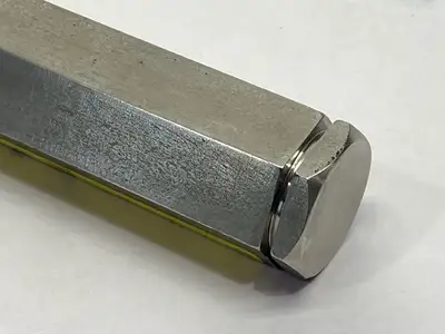 3 842 992 529 | Bosch Rexroth 3842992529 Brass 1" Inch Hex Shaft 187mm Length SW27 - New