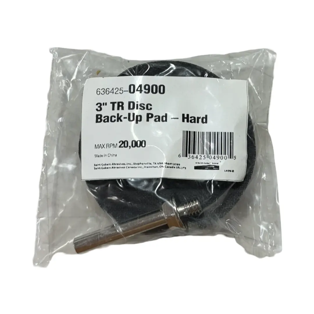 Norton 3" TR Disc Back-Up Pad Hard 63642504900