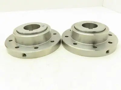 Ameridrives F201.5 EB FB 1-5/8 1-3/4 Gear Coupling Sleeves & Hubs Set w Hardware