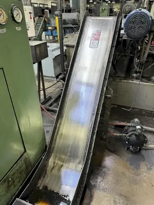 USED ERIEZ TYF-TRAC 12" WIDE MAGNETIC CONVEYOR